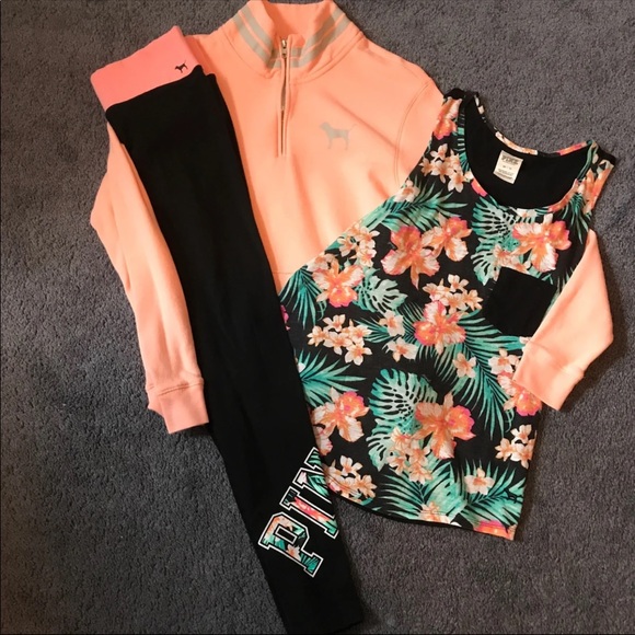 PINK Victoria's Secret Pants - Pink set
